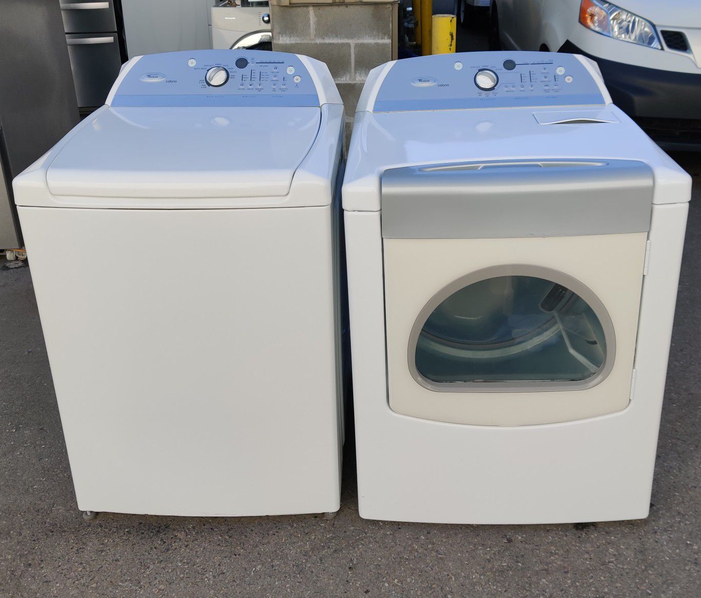 Whirlpool Cabrio washer and dryer (Electric)