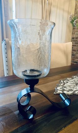Large, Decorative Candle Holder