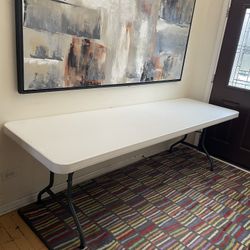 8ft   White Lifetime Table 