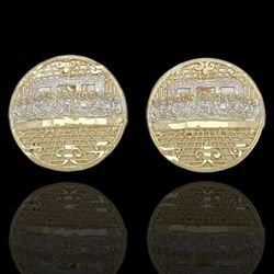 10k earrings last supper
