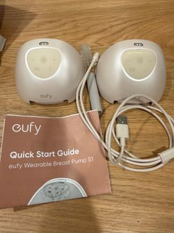 Eufy wearable breast pump S1 with new accessories