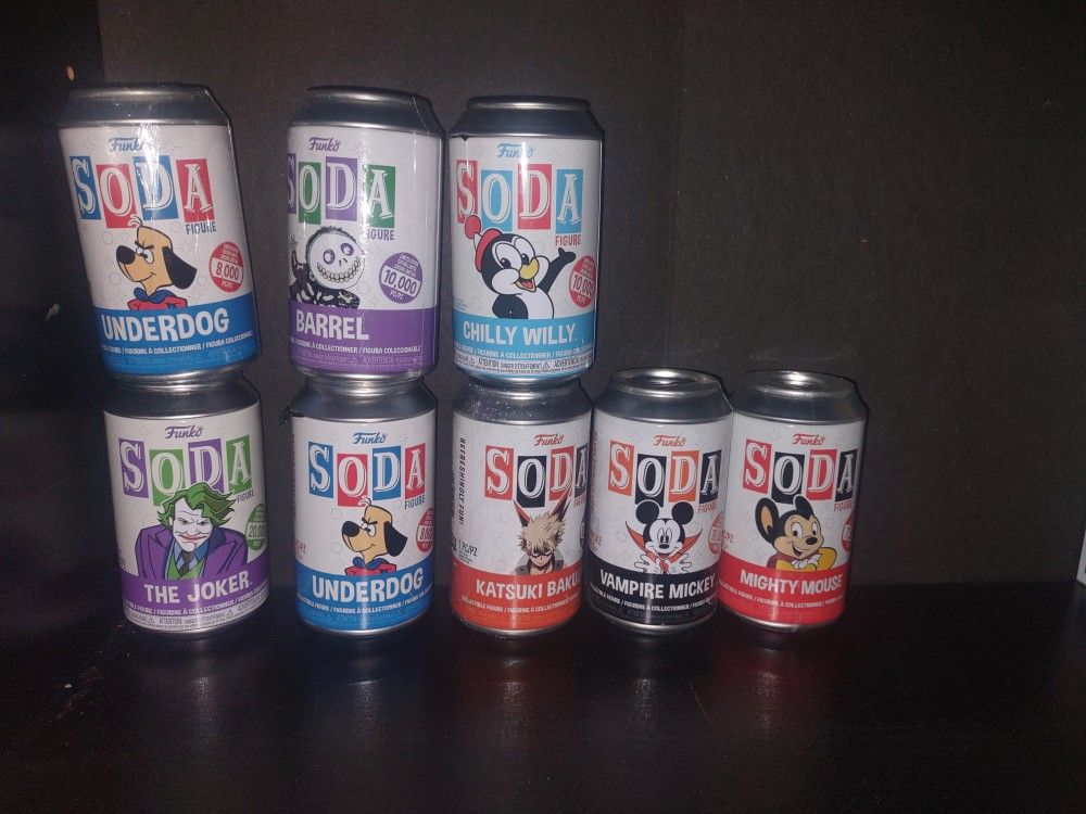 Collectable SODA Cans