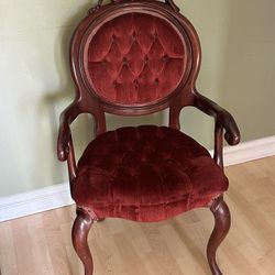 Victorian parlor chair 