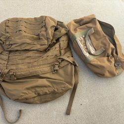 Military Backpack And Duffel Bag 