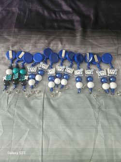 Beaded badge reels