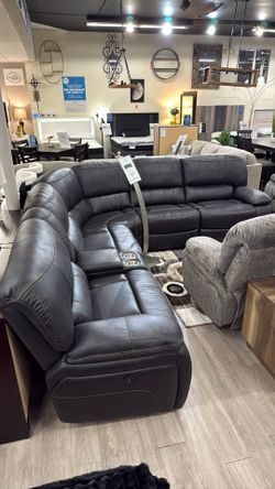 20% Off - Charcoal 6Pc Power Sectional 