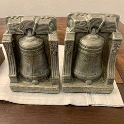 Vintage Liberty Bell Bookends (pair)