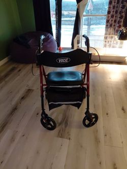 Vocic Rollator Walker with Seat