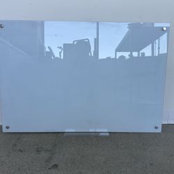 Glass White Board. Clean. Like New