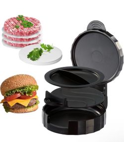 Burger Press, Non-Stick Hamburger Press with 50 Free Patty Papers