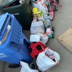 Kids Toys 8 Bags-2 Bucks, Scooter, Piano, Bluey Table And Recliner