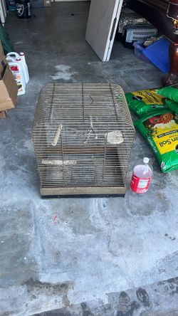 Heavy metal bird cage