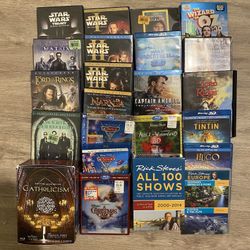 Blu-ray DVD’s etc.