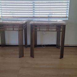 Glass Top End Tables
