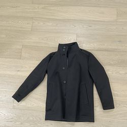 BOSS Men’s Wool & Cashmere Overcoat, Black, 40R