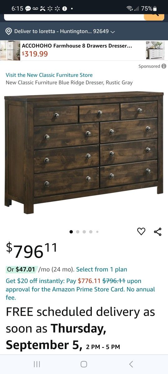 Very Nice Blue Ridge Dresser