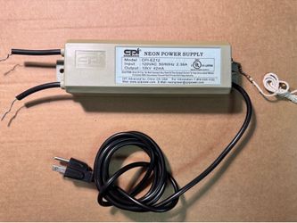 NEON POWER SUPPLY DIMMING AND FLASHING
