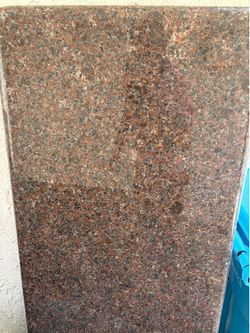 61.5” x 21” piece of Imperial Red granite
