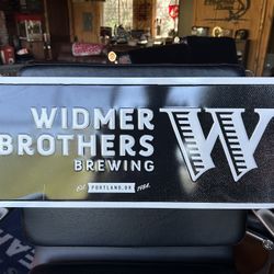 Widmer Brothers Brewing Tin Beer Sign