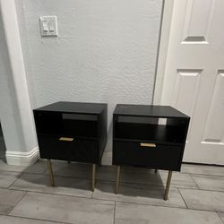 Black Nightstands 
