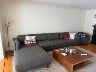 1 year old really nice L-shaped couch