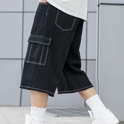 Men’s Cargo Loose-Fit Shorts Size 34x34 Black