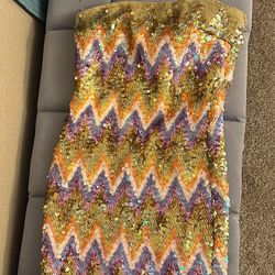 Sequence Party Dress Size M