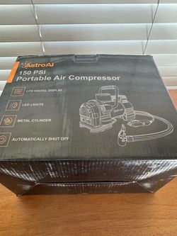 AstroAI 150 PSI Portable Air Compressor Brand new in box #aircompressor #portable  AstroAI Tire Inflator Portable Air Compressor Pump 150PSI 12V DC/11