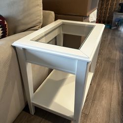 MOVING - Glass End Table 
