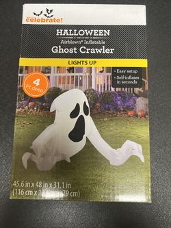 Halloween Airblown Ghost Crawler Inflatable