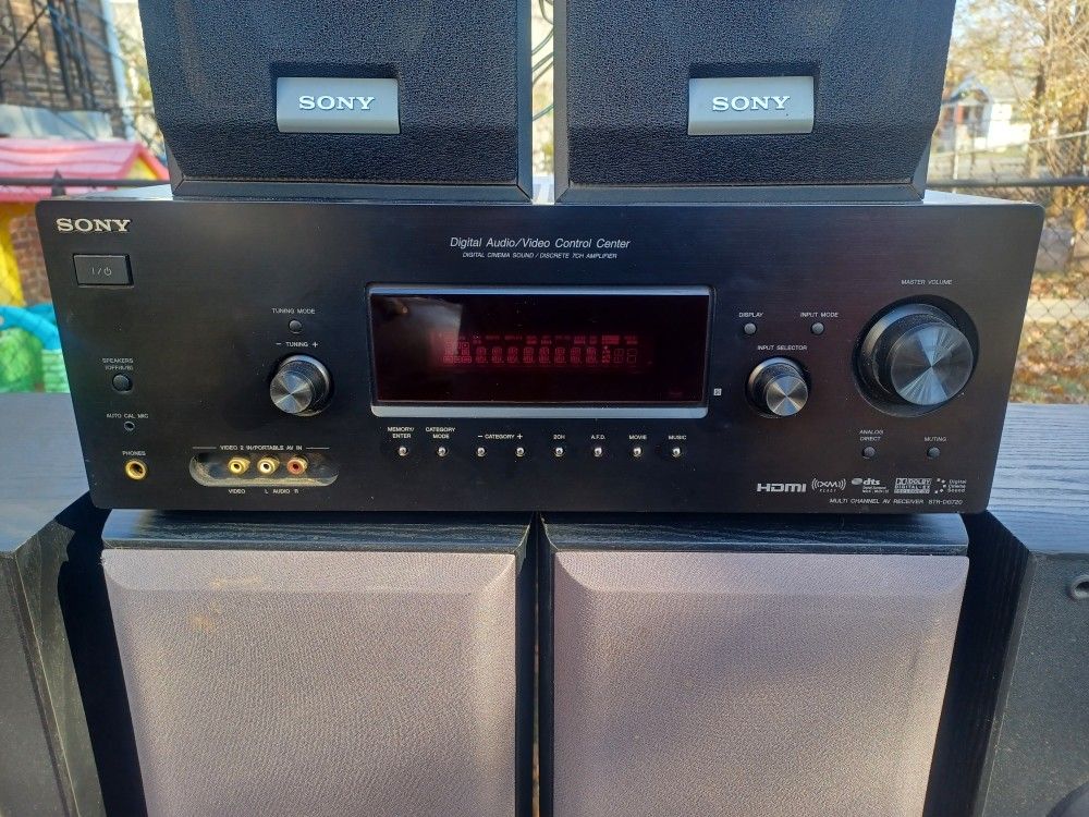 SONY STR-DG720 7.1 CHANNELS HOME THEATER RECEIVER WITH HDMI PORTS NO REMOTE $160 FINAL PRICE 