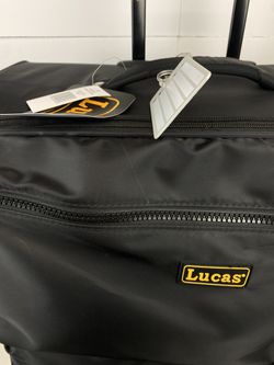 Lucas Luggage Ultra Lightweight Carry on 20 inch Expandable Suitcase with Spinne