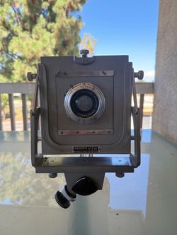 Vintage Graflex Graphic View 4x5 Camera w/ Schneider-Kreuznach Symmar 150mm Linhof Lens
