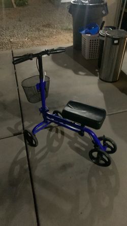 Knee Scooter Walker with Basket