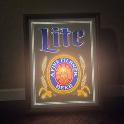 Lite Beer Lighted Sign