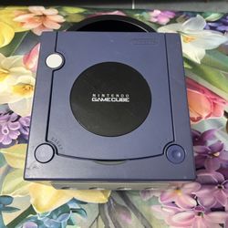 Vintage Clean Nintendo GameCube Indigo Purple Console only DOL-001 tested Works