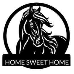 Western Power Coated Iron Wall Decor