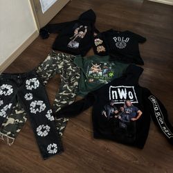 Clothes Bundle - WWE X Shoe Palace Tops - S-M 