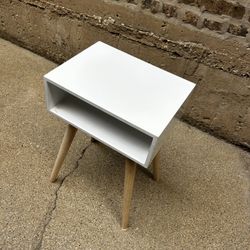 White Nightstand Or End Table 