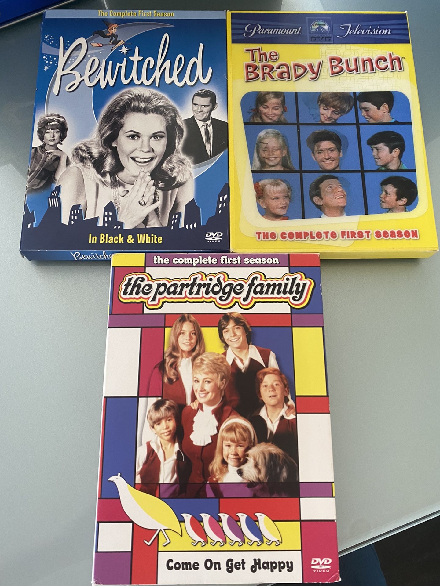 FREE - 3 DVD classic TV Collections - Complete First Series: The Partridge Family, The Brady Brunch, Bewitched
