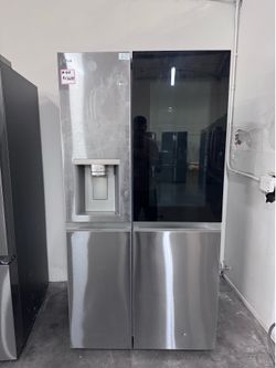 LG 27cu Side-by-Side Fridge LRSOS2706S — $1,300 | Retail $2,600