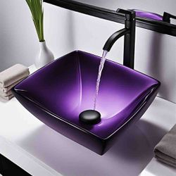 "Regal Lavender Vassel Sink”
