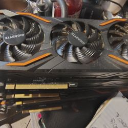 (6) Gigabyte GeForce GTX 1080 G1 Gaming 8G graphics card. 