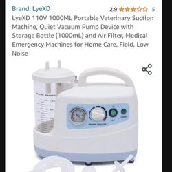 New Portable Vet Suction Machine  