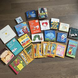 Baby Books + Stuffed Animals Lot