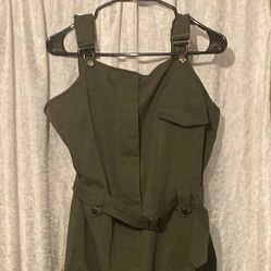 Large Army Green Jumpsuit 