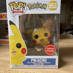 Funko Pop Pokemon Pikachu Diamond Special Edition 553 RARE
