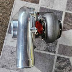 Brand New! T67 Turbo Charger Universal Turbocharger T4 .68 AR P & Brand new Single Turbo Hotpart T4 Manifold Vortec LS 4.8 5.3 6.0 6.2 Silverado Sierr