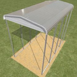 12x20 A-Frame Steel Carport – 15FT Tall –Delivery Ready- only Metal frame