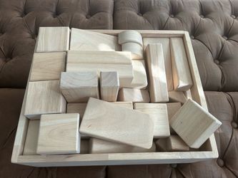 Solid wood blocks 60pc $40